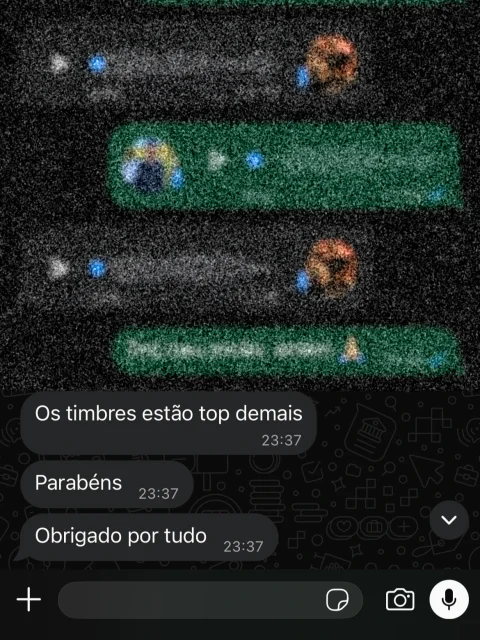 Print de conversa com um cliente